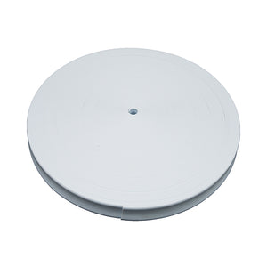 JR Products 10121 Premium Vinyl Insert - White, 1" x 100' 