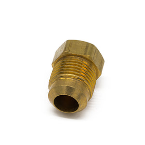 1/2" Flare Plug, Brass