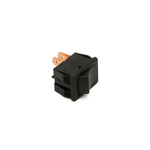 Mini Momentary On/Off Switch 12V, Black - 5 Pack