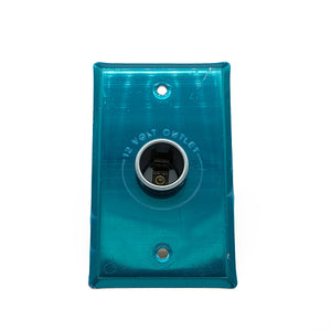 12 Volt Receptacle, Large Plate 2-3/4" x 4-1/2"