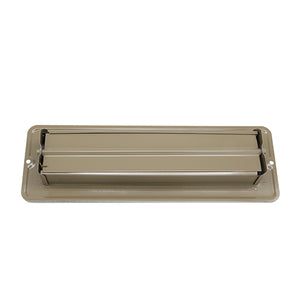 JR Products 02-28915 Dampered Floor Register - 2" x 10", Brown