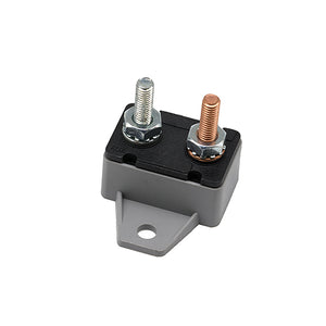 Pollak Circuit Breaker; TYPE I; 30 Amp/ 12 Volt DC; Single Pole Thermal Type; Plastic Cover; Automatic Reset; With 90 Mounting Bracket; Single