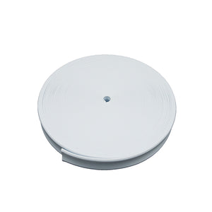 JR Products 10071 Premium Vinyl Insert - White, 1" x 50' 
