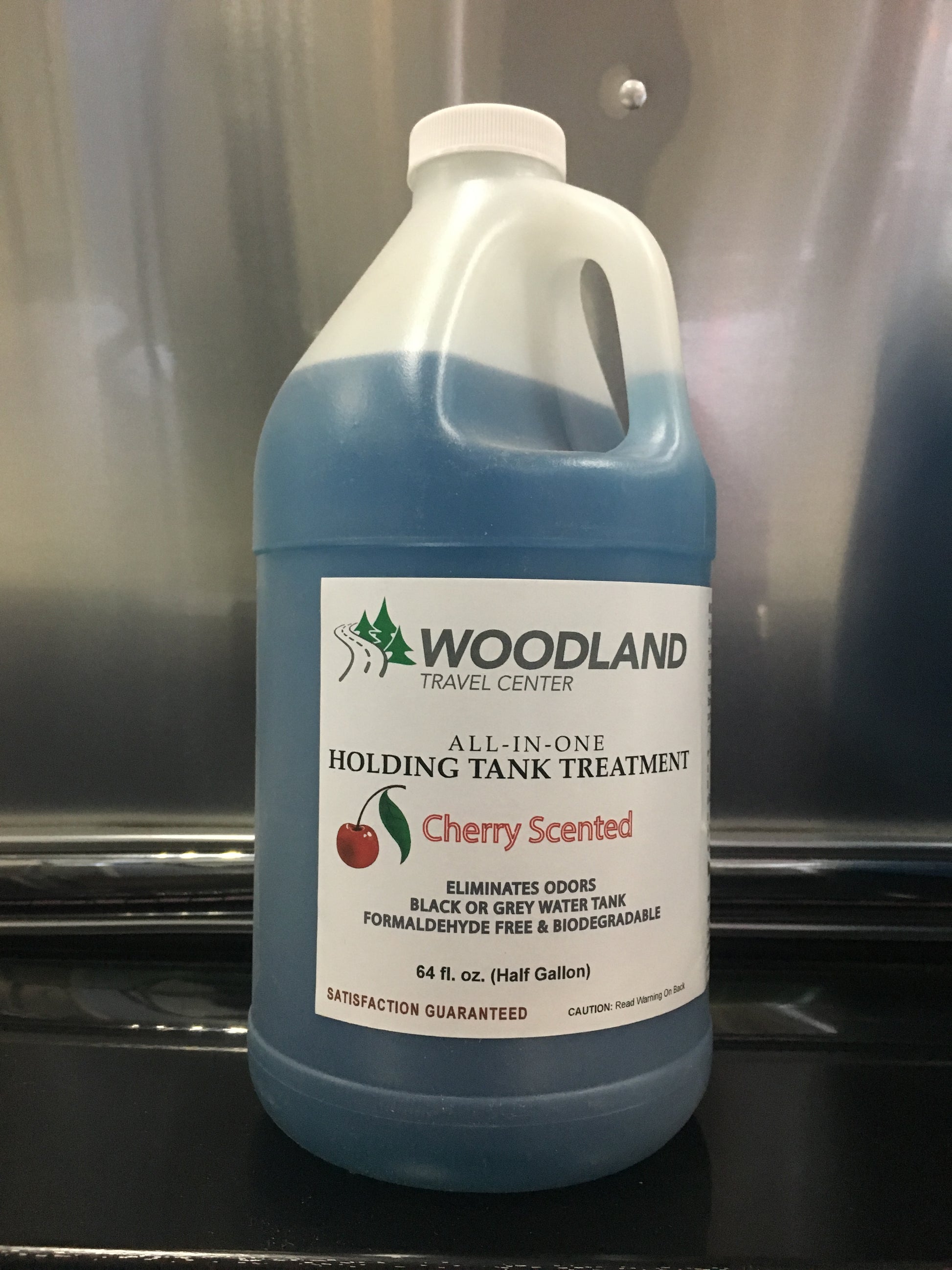 Woodland Travel Center All-In-One Holding Tank Treatment, Cherry Scent - 64 oz