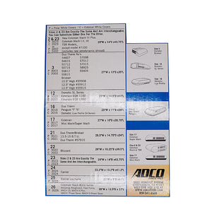 ADCO Polar White Air Conditioner Cover, Various Sizes