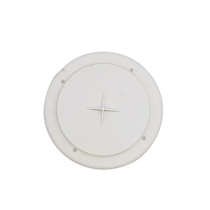 Valterra A10-3354VP White Rotating Heat and A/C Register with Damper (4" ID, 7" OD)
