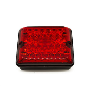 Bargman 42-86-101 Tail Light (LED Single with Stop/Tail/Turn - Black Base)