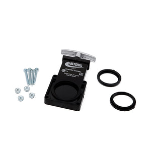   Roll over image to zoom in Valterra Black 1-1/2" T1001VPM Bladex Waste Valve with Metal Handle-1-1/2 