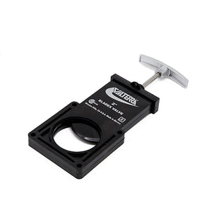 Valterra Black 2" T1002VPM Bladex Waste Valve with Metal Handle-2" 