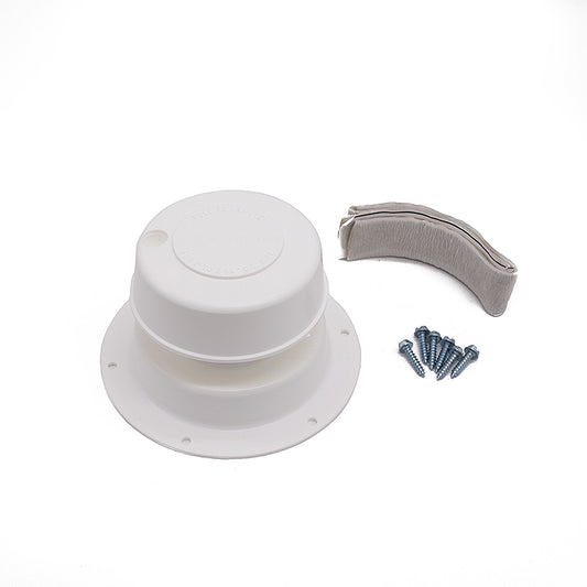 Camco 40033 Replace All Plumbing Vent Kit (Polar White)