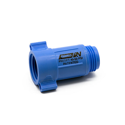Camco 40143 Plastic Water Pressure Regulator - Prevents Damage To RV Water Hoses and Pumps From Inconsistent Water Pressure, Lead Free 