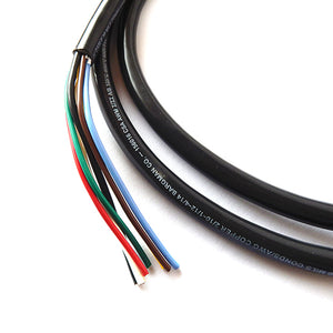 Bargman 7-Way Molded Trailer End Connector Kit with 8-Feet Cable