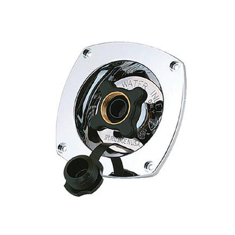 SHURFLO 183-029-14 Pressure Reducing City Water Entry (Wall Mount) -Chrome