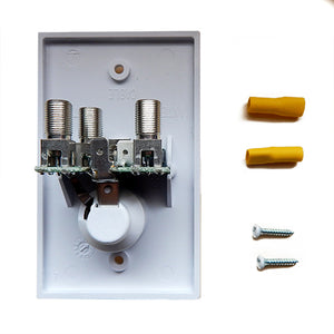 Winegard White RV-7042 Wall Plate/Power Supply