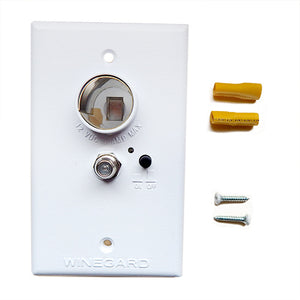 Winegard White RV-7042 Wall Plate/Power Supply