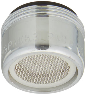 Hardware Express 69-5260  Faucet Aerator; Premier (R); Fits With Ashbury ™ Models 2465894/ 2465895/ 2465897/ 118020LF/ 204335LF/ 204337LF/ Elite ™ Models 120600/ 120601/ 120602/ 120606/ Sanibel ™ Models 120189/ 118143LF/ 120177LF/ 120640LF And Westport ™ Models 120603/ 120607/ 120611; 15/16 Inch; Fixed; Slotted Dual Aerator; 2 Gallon Per Minute; Single