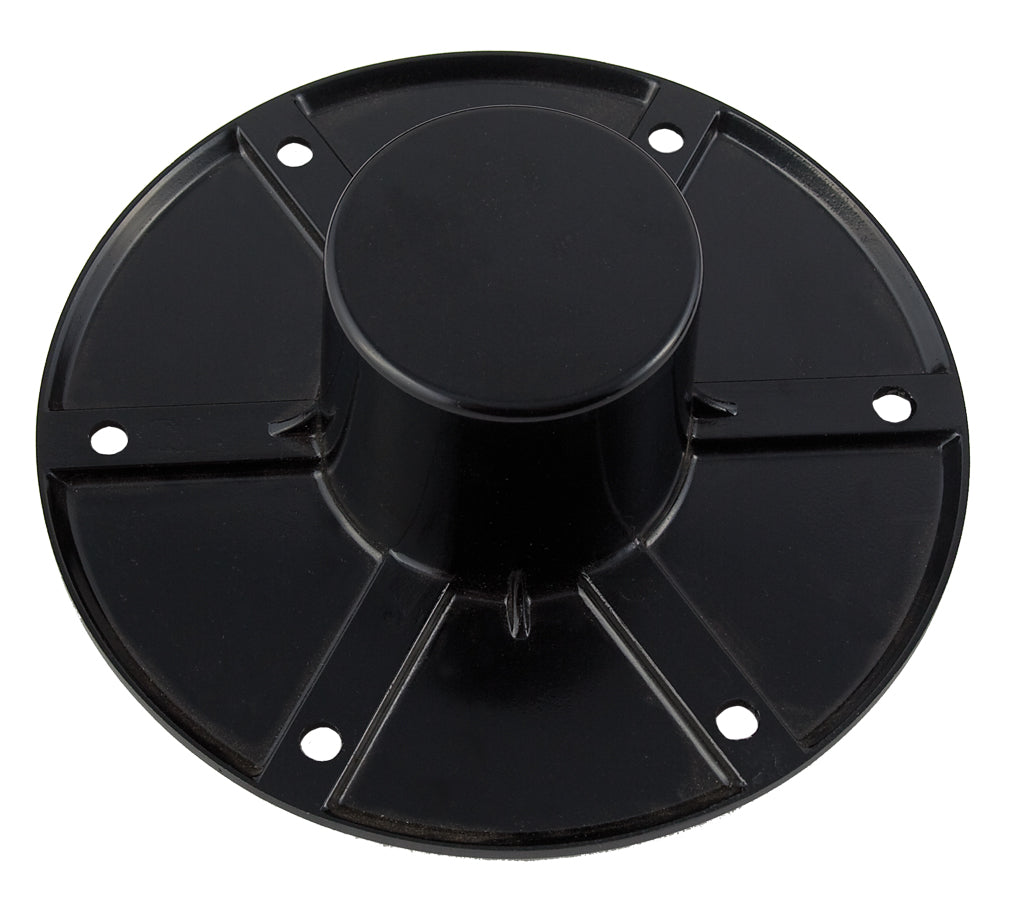 AP Products 013-1112B Round Flush Mount Base Only, Black