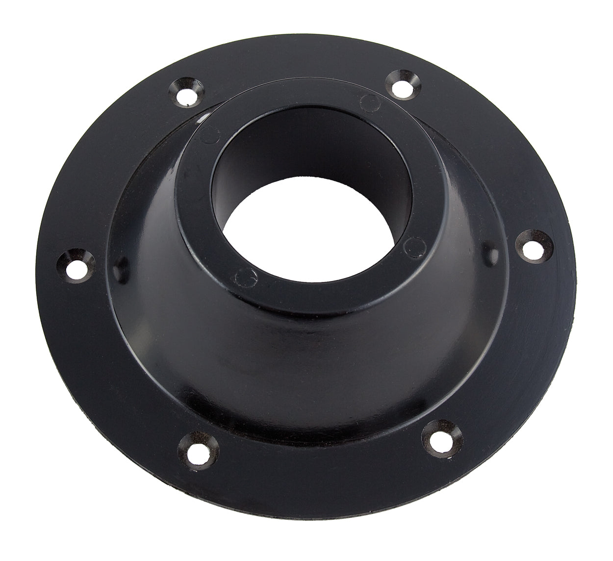 AP Products 013-1119B Round Surface Mount Table Base, Black