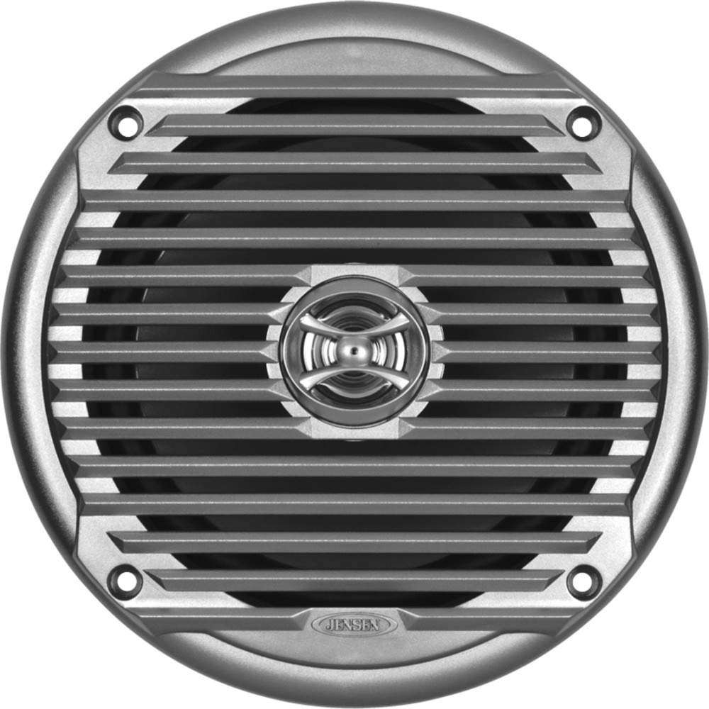 ASA Electronics MS6007SR Jensen 6.5" Coaxial Marine Speakers, Silver - Set of 2