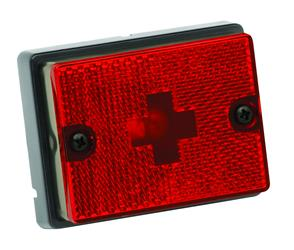 Bargman 203113 Stud Mount Side Marker Light, Red