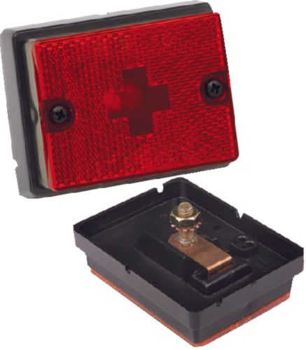 Bargman 203113 Stud Mount Side Marker Light, Red