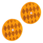 Bargman 74-68-020 Class A 3-3/16" Round Amber Reflector with Center Mounting Hole - 2 Pack  4.2 out of 5 stars 3