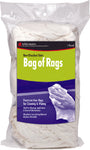 Buffalo Rags 60200 New Bleached White Knit Wipers - 1 Pound