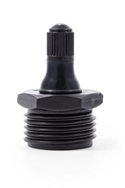 Camco 36133 Black Plastic Blow Out Plug with Schrader Valve