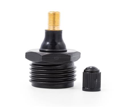 Camco 36133 Black Plastic Blow Out Plug with Schrader Valve