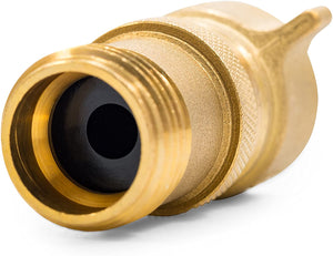 Camco 40055 RV Brass Inline Water Pressure Regulator