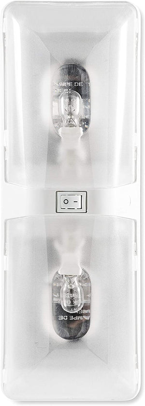 Camco 41320 12V Double Dome Light, Incandescant