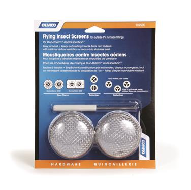 Camco 42141 Insect Screen for Suburban or DuoTherm Furnace, Pack of 2