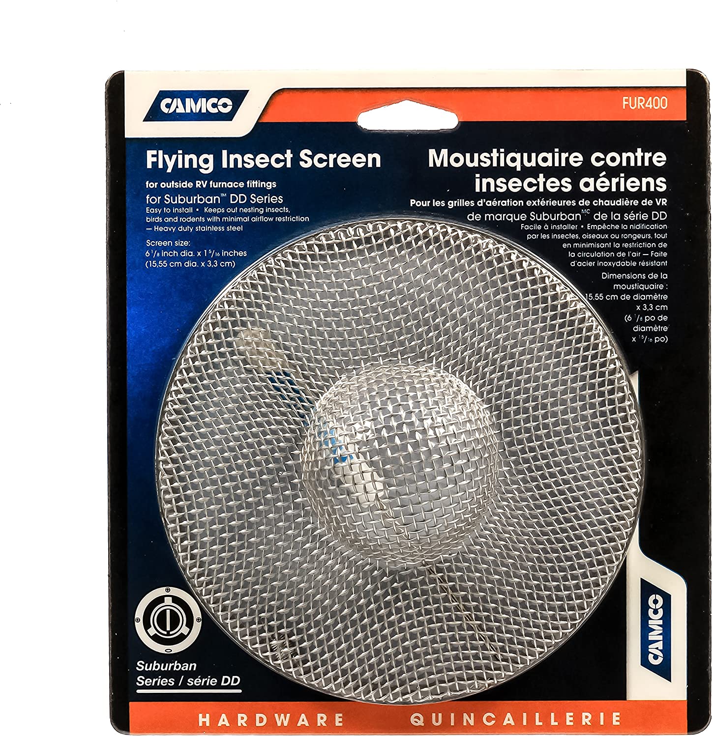 Camco 42143 Flying Insect Screen for Suburban DD Series Furnaces