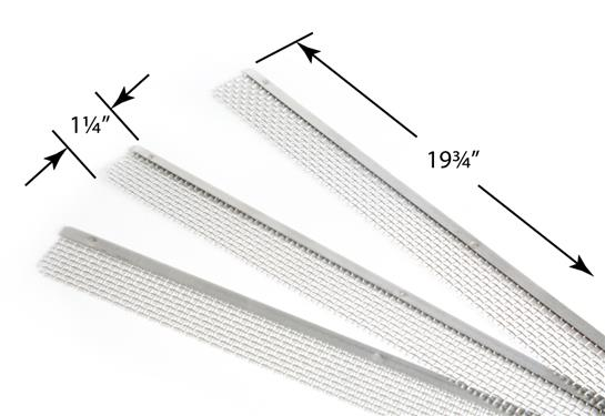 Camco 42148 Flying Insect Screen For Refrigerators with 19-3/4" Louver Openings (except Dometic), 3/pk