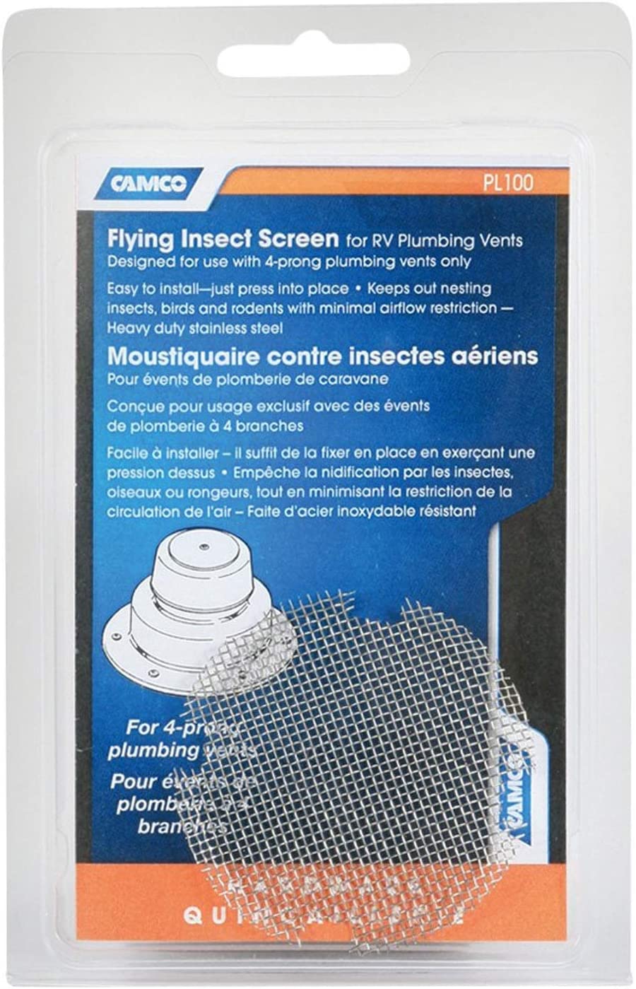 Camco 42152 Flying Insect Plumbing Vent Screen