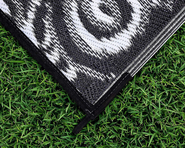 Camco 8' X 16'  Charcoal Swirl Awning Leisure Mat 42843