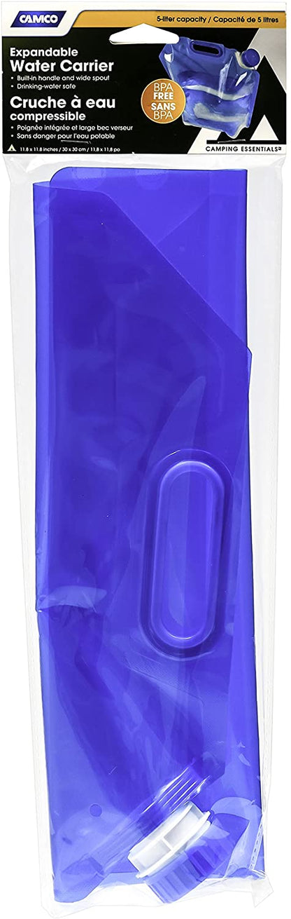 Camco 51092 5L Expand Water Carrier, Blue