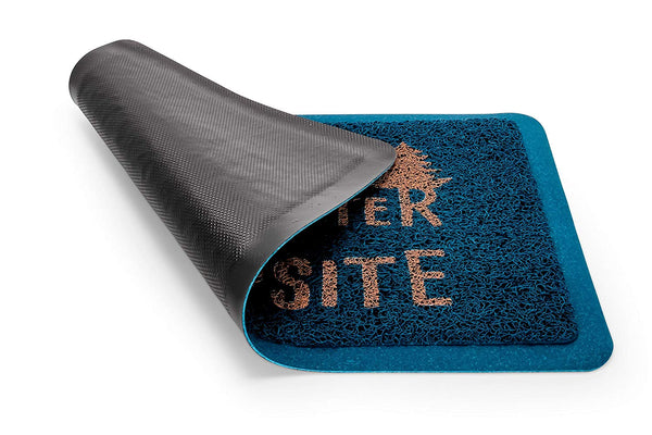 Camco Life is Better at The Campsite Blue Scrub Rug