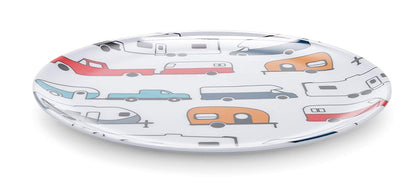 Camco Life is Better at the Campsite Small Salad Plate, Retro RV Design