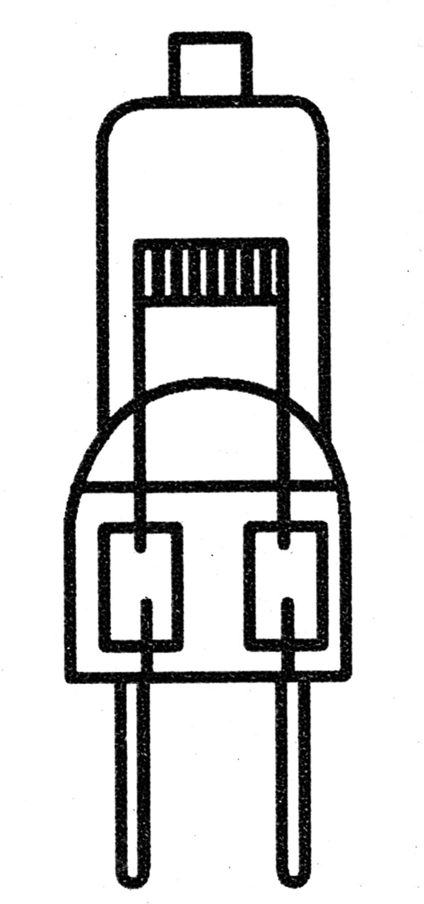 Camco 54702 Miniature Light Bulb, JC-10, Single