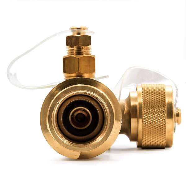 Camco 59113 Propane Brass Tee with 4 Ports