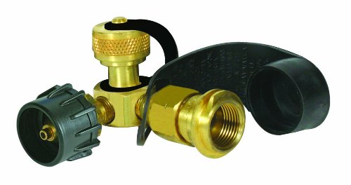 Camco 59133 Brass 90° Tee with 3 Ports 