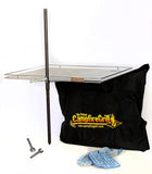 Campfire Grill 1054 20"x25" Rectangular Firepit Grill with Stake, Hot Pad, Glove & Carrying Bag