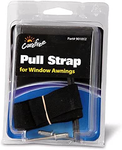 Carefree 901012 Black 27" RV Window Awning Replacement Pull Strap