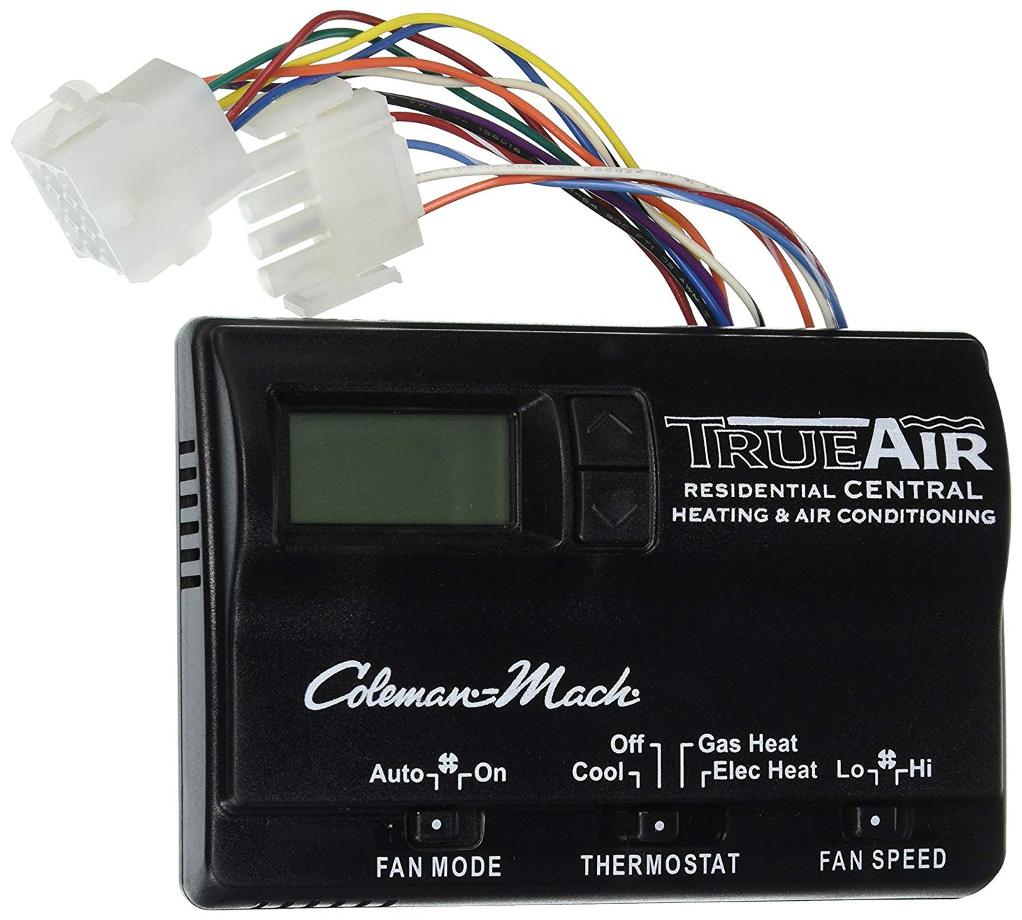 Coleman 6535-3442 Digital Two-Stage Thermostat, Heat/Cool/Heat Pump, Black