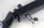 C.T Johnson RH3  Trailer Coupler Lock; Flush Lock Design; 5/8 Inch Pin Diameter Hitch Lock For 2 Inch x 2 Inch Class 3 And Class 4 Receiver; Black; Nickel Chrome Finish