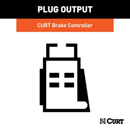 CURT 51515 Universal Trailer Brake Controller Harness with Pigtails