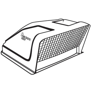 Dometic Fantastic Fan Roof Vent Cover, Gray Opaque/Smoke