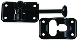 JR Products 10324 Plastic T-Style Door Holder - Black, 3-1/2"
