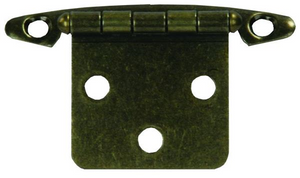 JR Products 70605 Free Swing Flush Mount Hinge - Antique Brass